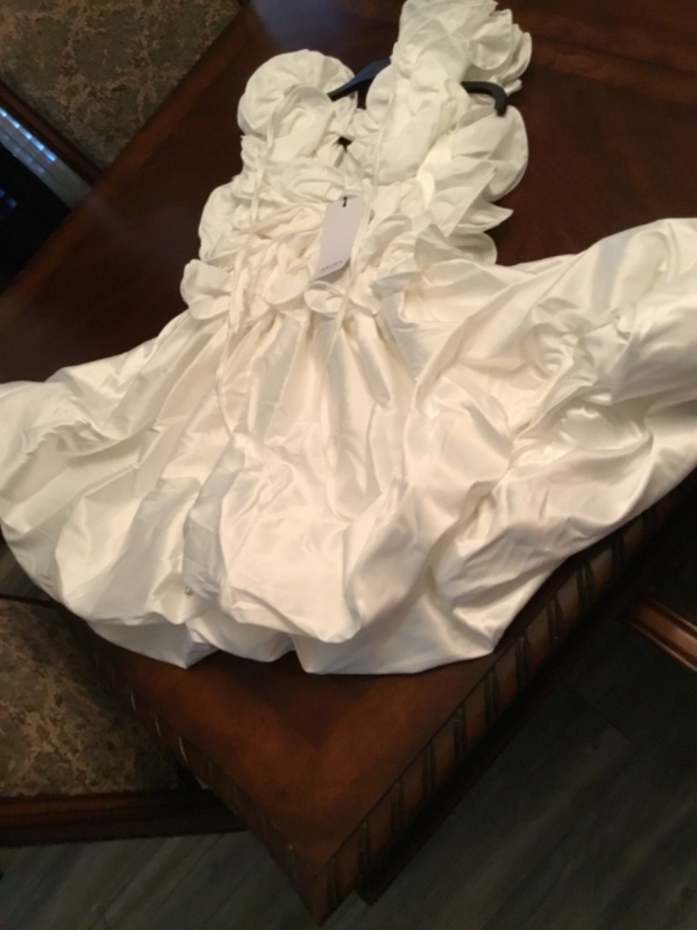 BORN TO STAND OUT RUFFLE MINI DRESS - S - Picture 3 of 8